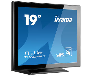 iiyama ProLite T1932MSC-B5AG computer monitor 48.3 cm (19") 1280 x 1024 pixels LED Touchscreen Tabletop Black (T1932MSC-B5AG)