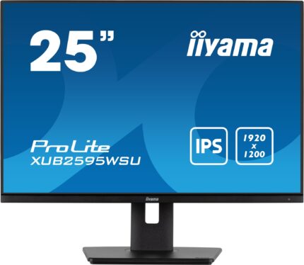 iiyama ProLite XUB2595WSU-B5 computer monitor 63.5 cm (25") 1920 x 1200 pixels WUXGA LED Black (XUB2595WSU-B5)