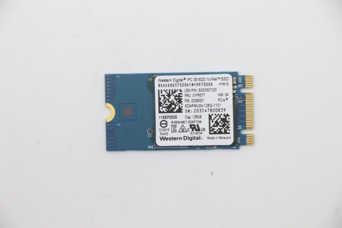 Lenovo Sandisk 1101 128GB M.2 PCIe 2242 SDAPMUW-128G-1101 SSD (01FR577)