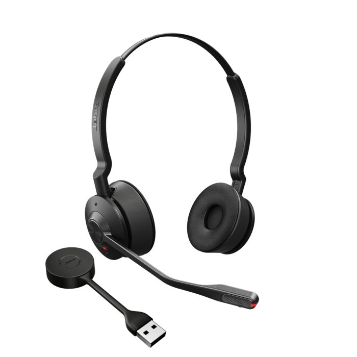 Jabra Engage 55 Headset Wireless Head-band Office/Call center Black, Titanium (9559-410-111)