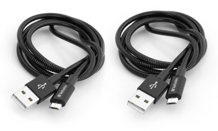 Verbatim 48874 USB cable 1 m USB 3.2 Gen 1 (3.1 Gen 1) Micro-USB A USB A Black