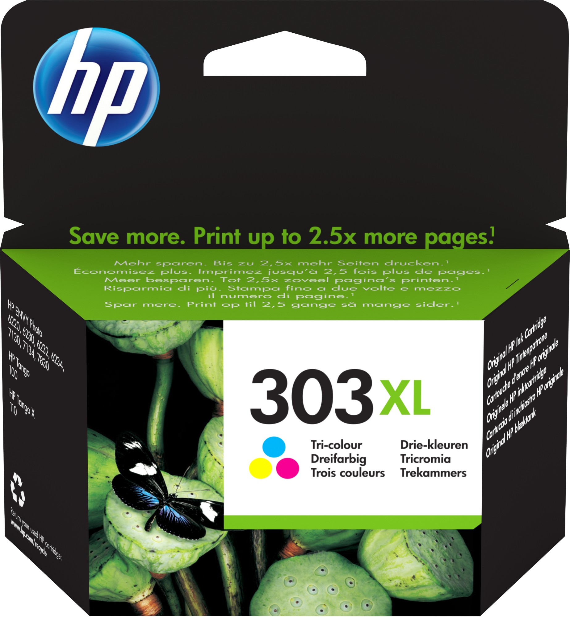 8onRcpjJS0OZQwTK9ipA6g.c-r.jpg HP T6N03AE/303XL Printhead cartridge color high-capacity, 415 pages 10ml for HP Envy Photo 6230 (T6N03AE)