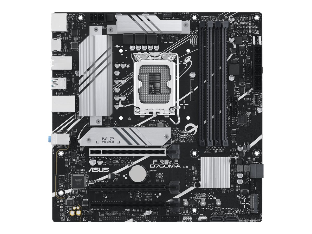 90MB1EK0-M1EAYC ASUS Mainboard PRIME B760M-A-CSM - micro ATX - Socket LGA170(90MB1EK0-M1EAYC)