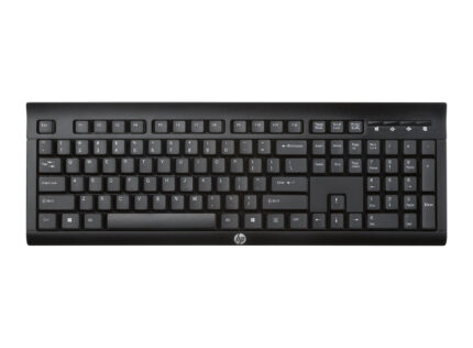 HP K2500 keyboard RF Wireless QWERTY Black (E5E78AA#ABB)