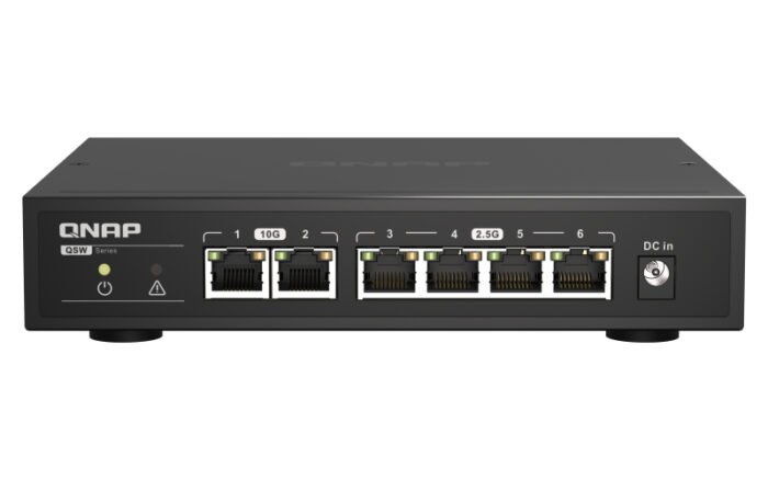 94LBwUMsA024p02Njva4qA.c-r.jpg QNAP QSW-2104-2T network switch Unmanaged 2.5G Ethernet (100/1000/2500) Black