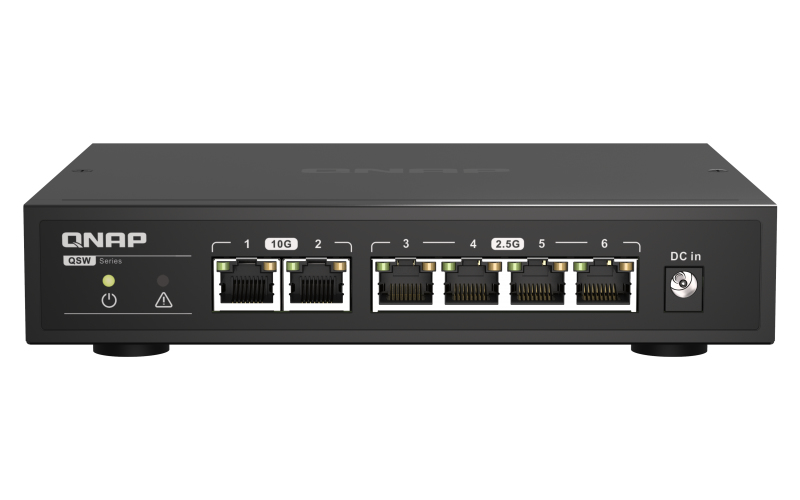 94LBwUMsA024p02Njva4qA.c-r.jpg QNAP QSW-2104-2T network switch Unmanaged 2.5G Ethernet (100/1000/2500) Black