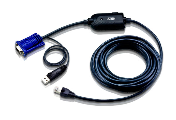9JqT-v0Y-UqYqP-APOIw3w.c-r.jpg ATEN USB - VGA to Cat5e/6 KVM Adapter Cable (CPU Module) (KA7970-AX) - Image 1