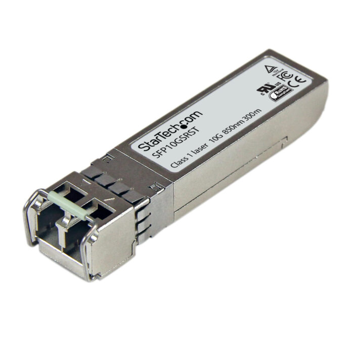 9RsIs1qLGEe48IFQiGEQrQ.c-r.jpg StarTech.com Cisco SFP-10G-SR Compatible SFP+ Transceiver Module - 10GBASE-SR~Cisco SFP-10G-SR Compatible SFP+ Module - 10GBASE-SR - 10GbE Multimode Fiber MMF Optic Transceiver - 10GE Gigabit Ethernet SFP+ - LC 300m - 850nm - DDM Cisco Firepower, ASR9000,