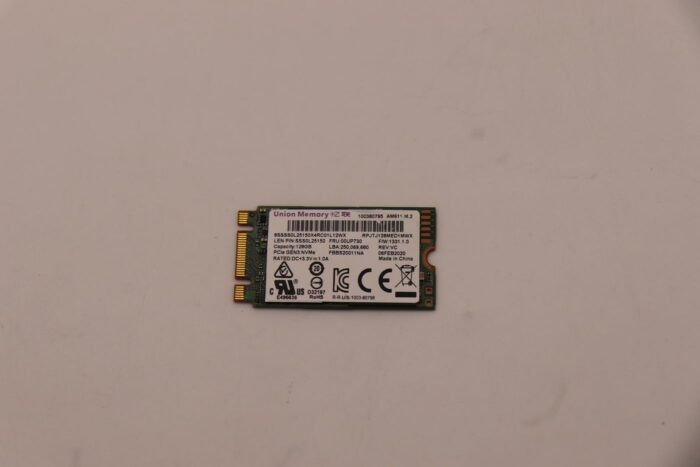 Lenovo PCIe NVMe SSD 128GB M.2 2242 FRU SSD M.2 2242 128GB UMIS (00UP730)