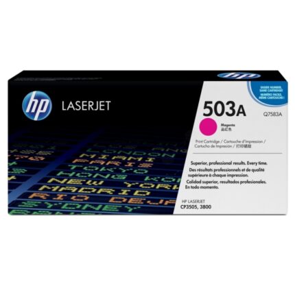 HP 503A Toner cartridge magenta, 6K pages/5% for HP Color LaserJet 3800 (Q7583A)