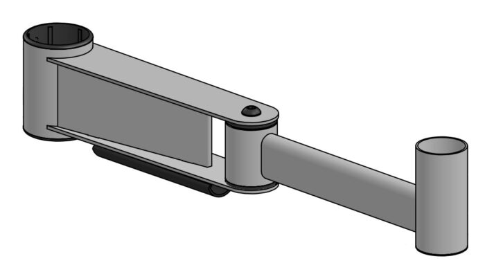 Ergonomic Solutions SP2, 400mm Elbow Arm, -BLACK- (CHE054-02)