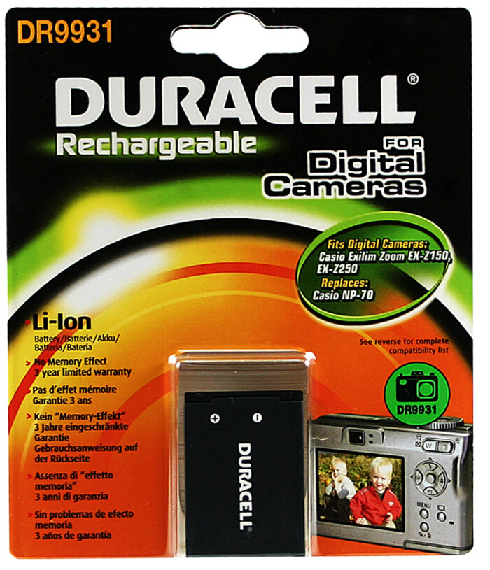 Duracell Camera Battery - replaces Camera Battery (DR9931)