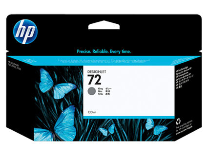 HP /72 Ink cartridge gray 130ml for HP DesignJet T 1100/1200/1300/620 (C9374A)