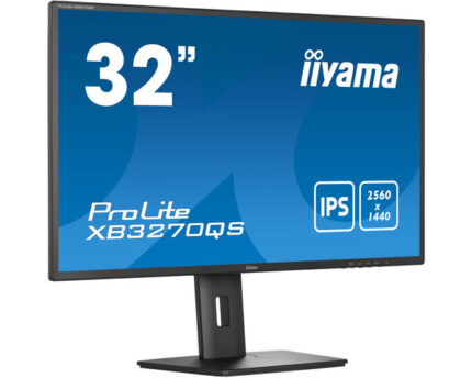 iiyama ProLite XB3270QS-B5 computer monitor 80 cm (31.5") 2560 x 1440 pixels Wide Quad HD LED Black (XB3270QS-B5)