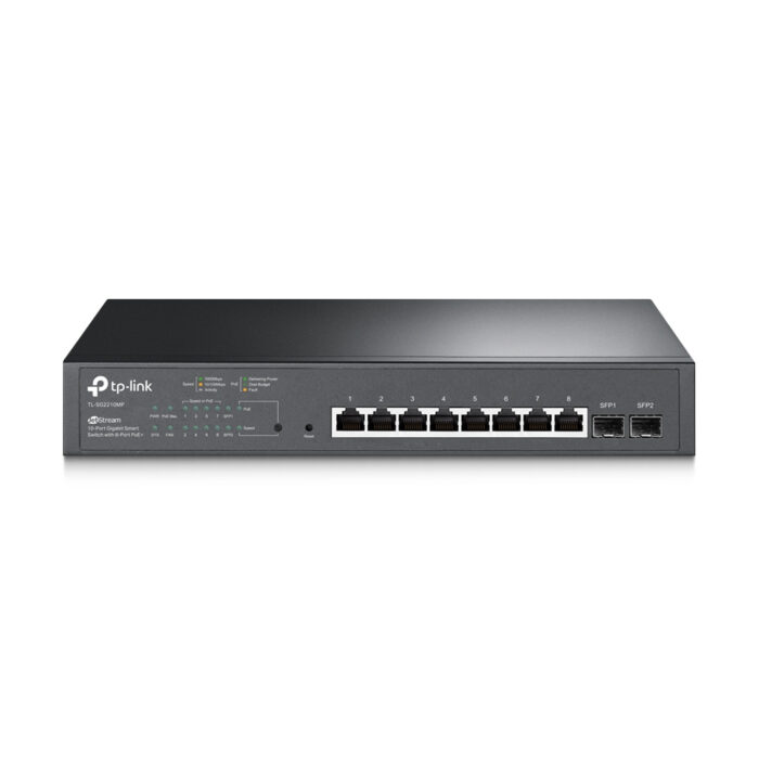 TP-Link Omada 10-Port Gigabit Smart Switch with 8-Port PoE+ (SG2210MP) - Image 1