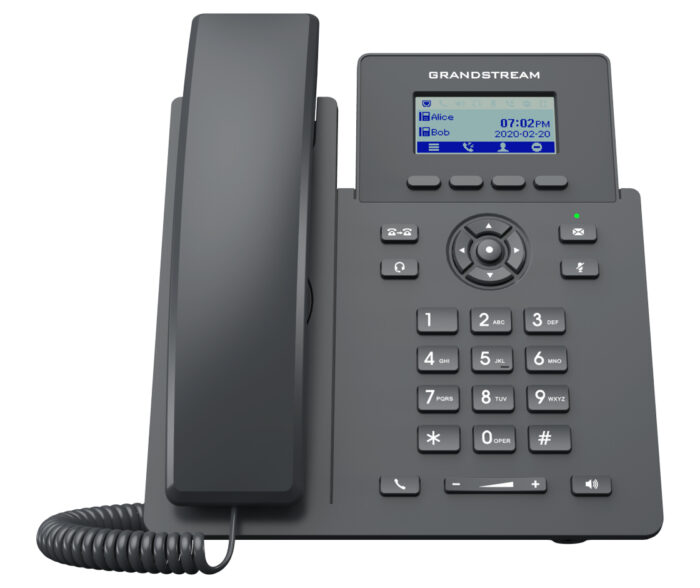 Grandstream Networks IP phone Black 2 lines LCD (GRP2601P)