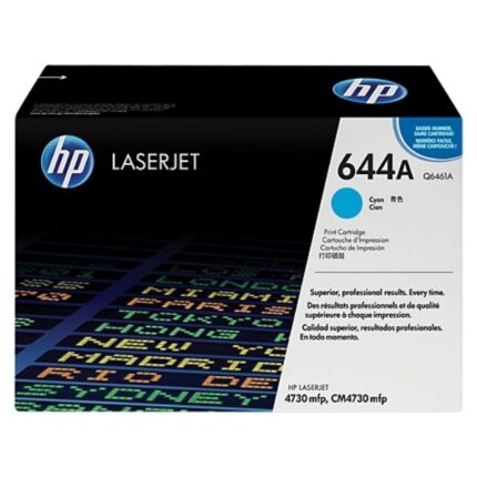 HP 644A Toner cartridge cyan, 12K pages/5% for HP Color LaserJet 4730 (Q6461A)