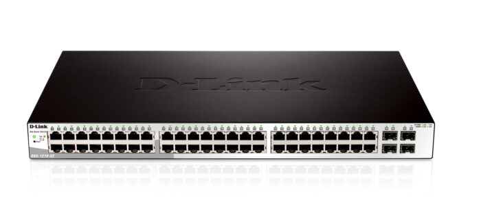D-Link DGS-1210-52 network switch Managed L2 Gigabit Ethernet (10/100/1000) 1U Black (DGS-1210-52)