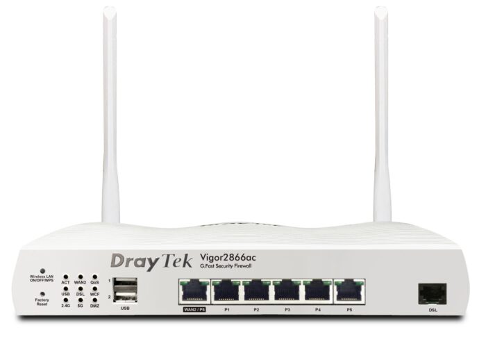 DrayTek Vigor 2866ac wired router Gigabit Ethernet White (V2866AC-K)