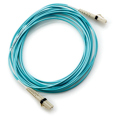 HPE LC to LC Multi-mode OM3 2-Fiber 5.0m 1-Pack fibre optic cable 5 m Blue (AJ836A)