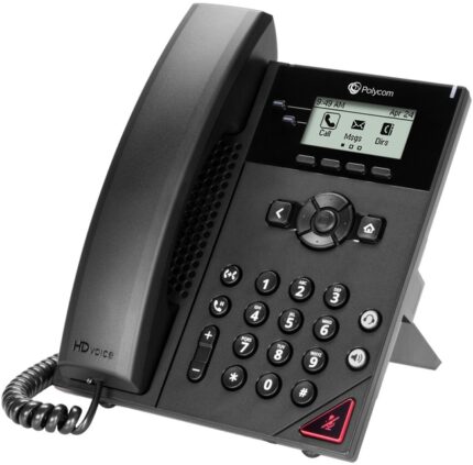 Poly Poly VVX 150 2-line Desktop Business IP Phone with dual 10/100 Ethernet ports.