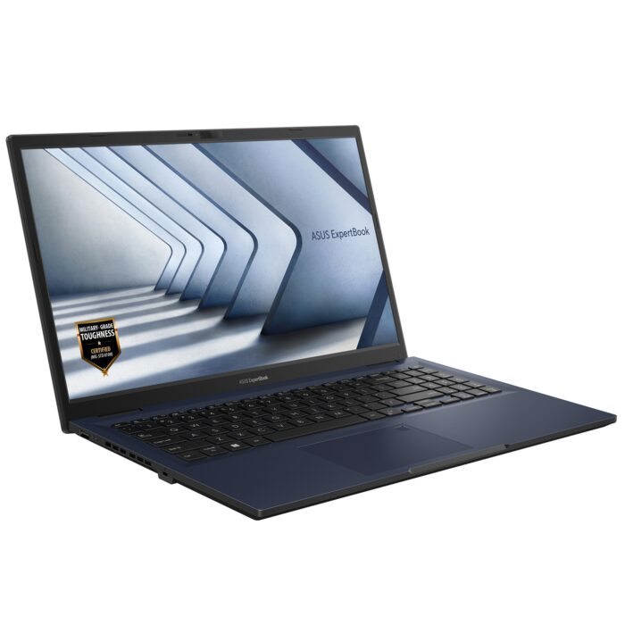 B1502CBA-BQI5X ASUS ExpertBook B1 B1502CBA-BQi5X Laptop 39.6 cm (15.6") Full HD Intel Core i5 i5-1235U 8 GB DDR4-SDRAM 256 GB SSD Wi-Fi 6E (802.11ax) Windows 11 Pro Black (B1502CBA-BQI5X) - Image 1