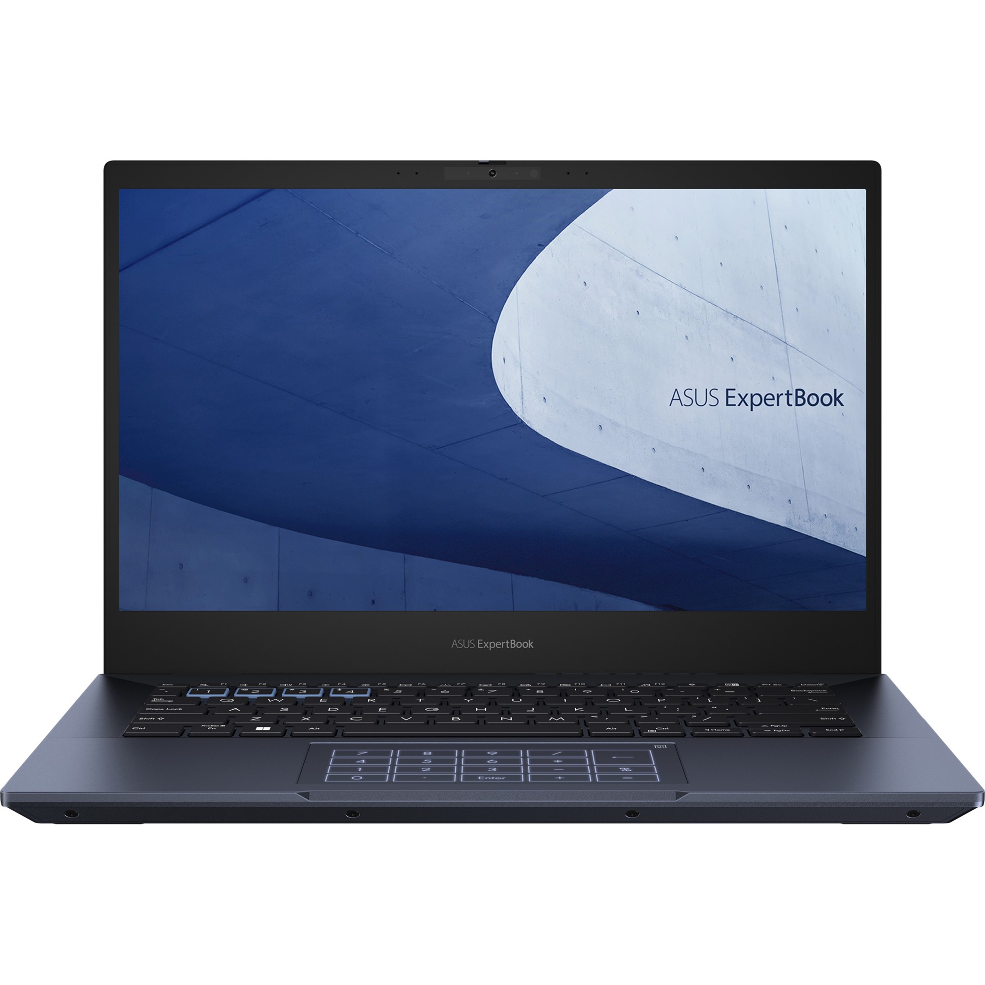 B5602CBA-L2I7X ASUS ExpertBook B5 OLED B5602CBA-L2i7X Intel Core i7 i7-1260P Laptop 40.6 cm (16") WQUXGA 16 GB DDR5-SDRAM 512 GB SSD Wi-Fi 6E (802.11ax) Windows 11 Pro Black (B5602CBA-L2I7X) - Image 1