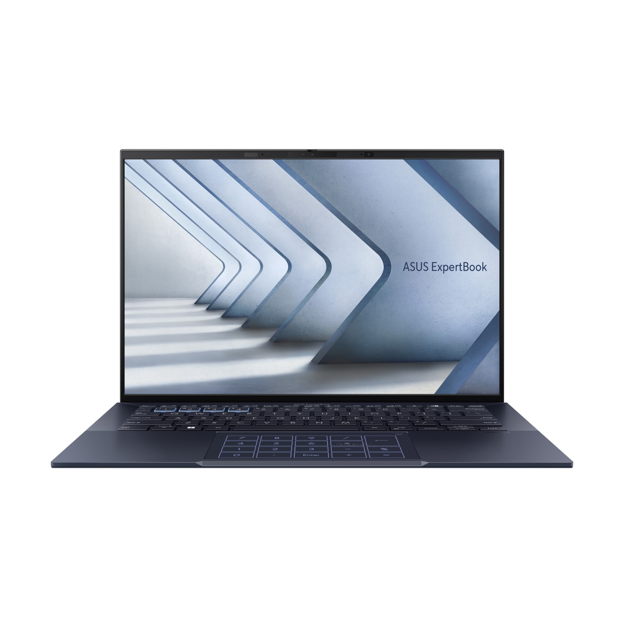 B9403CVA-KMI711X ASUS ExpertBook B9 OLED B9403CVA-KMi711X Laptop 35.6 cm (14") WQXGA+ Intel Core i7 i7-1355U 16 GB LPDDR5-SDRAM 1 TB SSD Wi-Fi 6E (802.11ax) Windows 11 Pro Black (B9403CVA-KMi711X) - Image 1