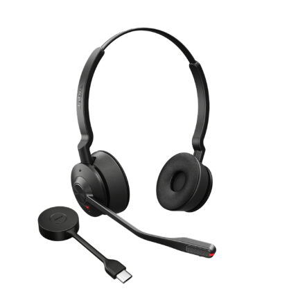 Jabra Engage 55 Headset Wireless Ear-hook Office/Call center Black, Titanium (9559-430-111)