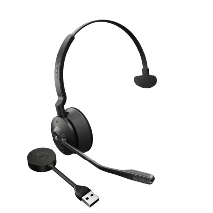 Jabra Engage 55 Headset Wireless Head-band Office/Call center Black, Titanium (9553-450-111)