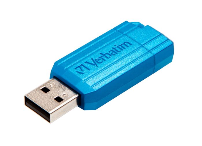 Verbatim PINSTRIPE 16GB USB 2.0 BLUE