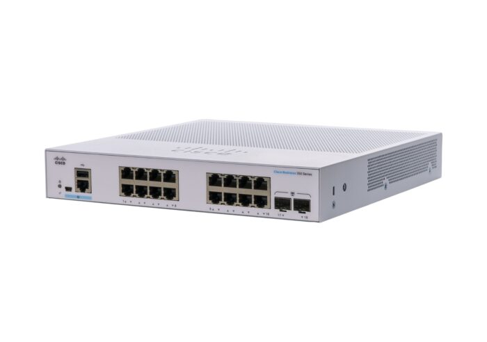 Cisco Business CBS350-16T-2G Managed Switch | 16 Port GE | 2x1G SFP | Limited Lifetime Protection (CBS350-16T-2G) (CBS350-16T-2G-UK)