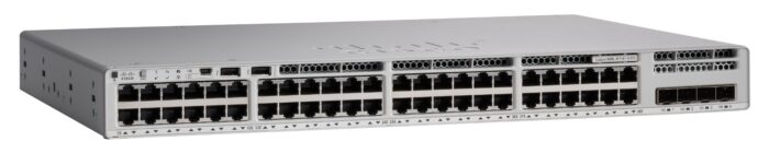 Cisco Catalyst 9200L Managed L3 Gigabit Ethernet (10/100/1000) Power over Ethernet (PoE) Grey (C9200L-48P-4X-A)