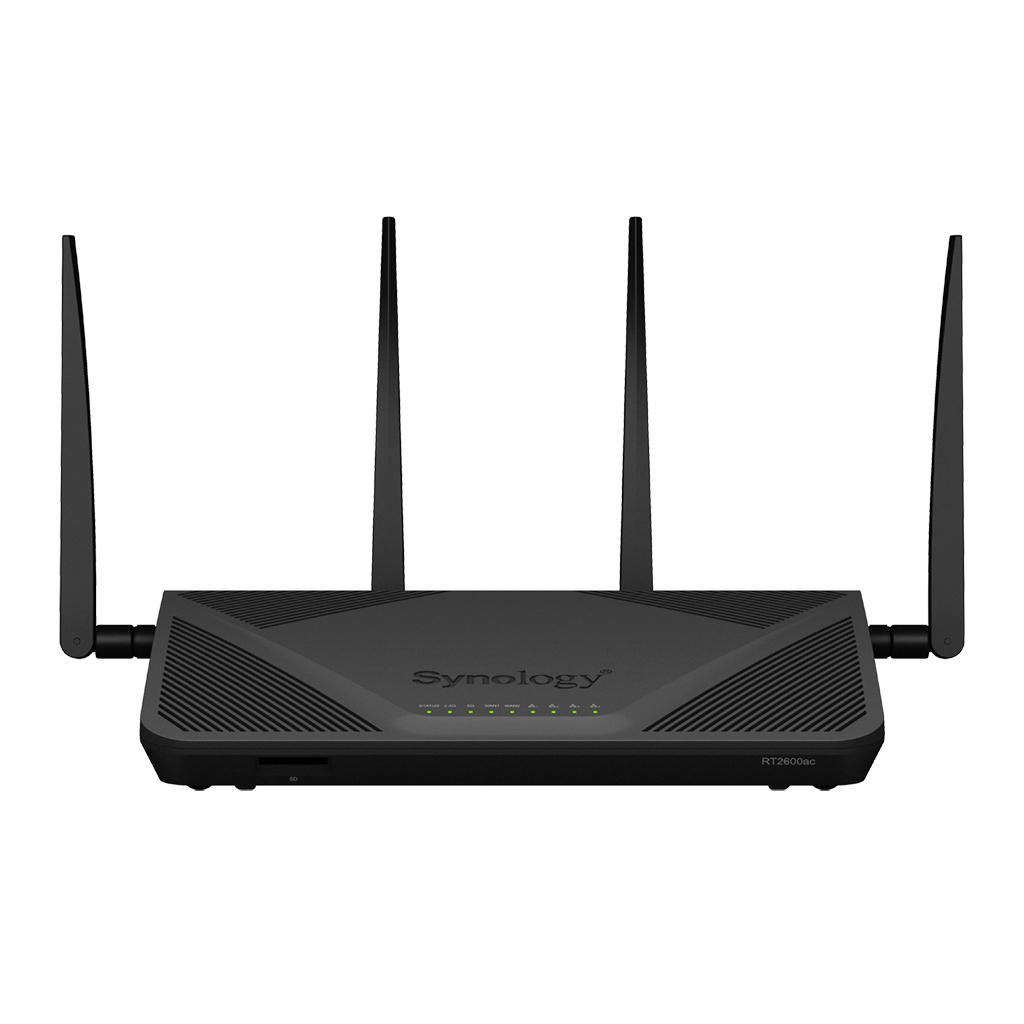 BwLo9px0S0eeCxwtyVIh-g.c-r.jpg Synology RT2600AC wireless router Gigabit Ethernet Dual-band (2.4 GHz / 5 GHz) Black