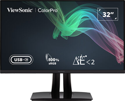 Viewsonic VP56 computer monitor 81.3 cm (32") 3840 x 2160 pixels 4K Ultra HD LED Black(VP3256-4K)