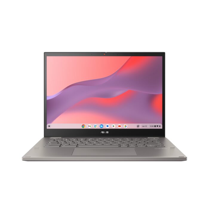 ASUS Chromebook CX34 Flip CB3401FBA-LZ0100 35.6 cm (14") Touchscreen WUXGA Intel Core i5 i5-1235U 8 GB LPDDR4x-SDRAM 256 GB SSD Wi-Fi 6E (802.11ax) ChromeOS Grey (CB3401FBA-LZ0100) - Image 1