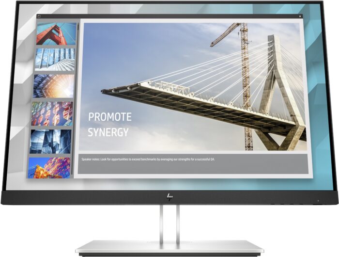 HP E-Series E24i G4 computer monitor 61 cm (24") 1920 x 1200 pixels WUXGA Black, Silver (9VJ40AA#ABB)