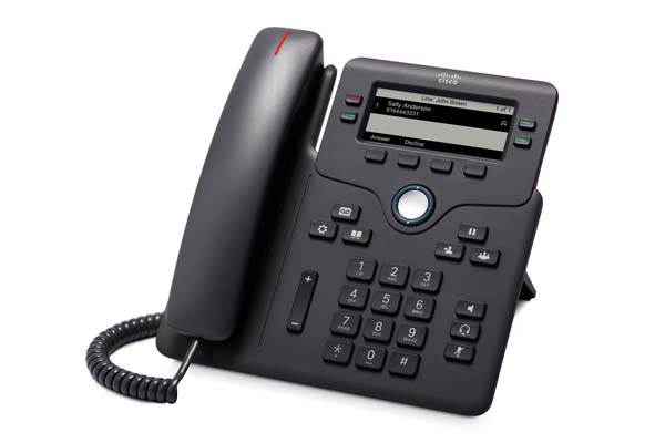 CP-6851-3PCC-K9 Cisco 6851 IP phone Black 4 lines Wi-Fi (CP-6851-3PCC-K9=) - Image 1