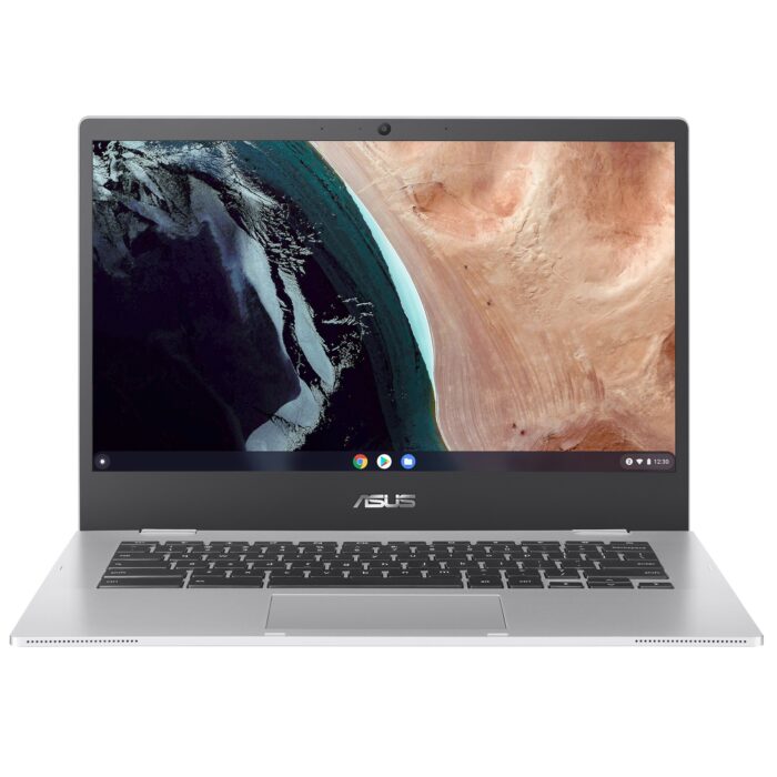 ASUS Chromebook CX1400CKA-EK0131 35.6 cm (14") Full HD Intel Pentium Silver N6000 4 GB LPDDR4x-SDRAM 128 GB eMMC Wi-Fi 6 (802.11ax) ChromeOS Silver (CX1400CKA-EK0131) - Image 1