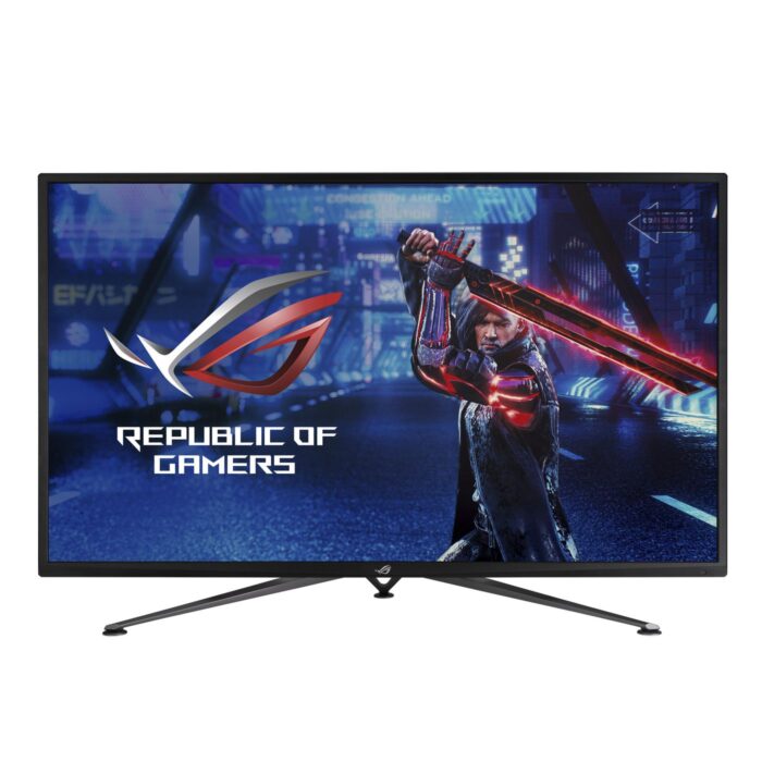 CqUNZL5Jrk-6PPrCnuGbWA.c-r.jpg ASUS ROG Strix XG43UQ - LED monitor - gaming - 43" - 3840 x 2160 4K @ 144 Hz - VA - 1000 cd/m? - 4000:1 - DisplayHDR 1000 - 1 ms - 4xHDMI, DisplayPort - speakers (XG43UQ) - Image 1