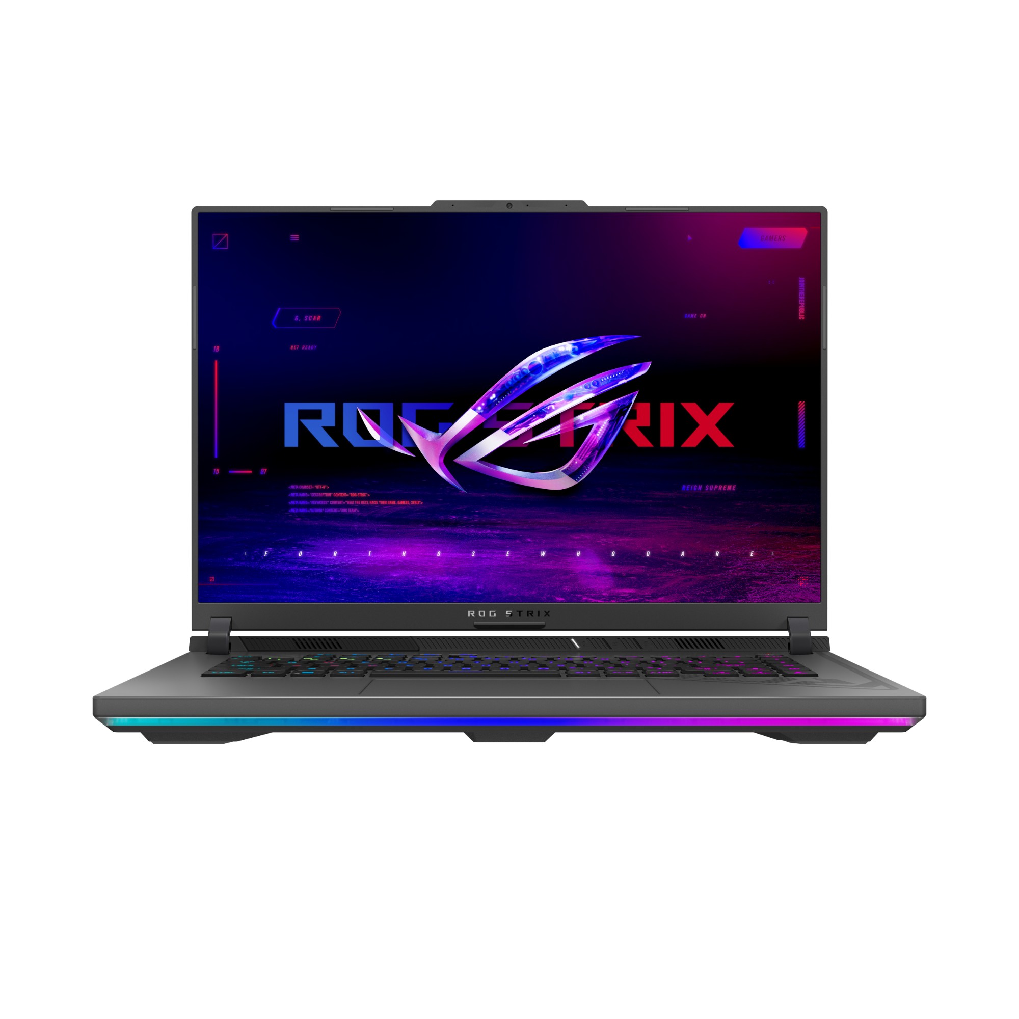D8BdCD4Dhk24AmiYZ2nQmQ.c-r.jpg ASUS ROG Strix G16 G614JV-N3075W Intel Core i7 i7-13650HX Laptop 40.6 cm (16") WUXGA 16 GB DDR5-SDRAM 512 GB SSD NVIDIA GeForce RTX 4060 Wi-Fi 6E (802.11ax) Windows 11 Home Black, Grey (G614JV-N3075W) - Image 1