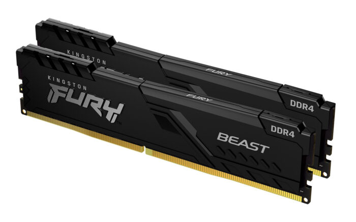 Kingston FURY 16GB 3600MT/s DDR4 CL17 DIMM (Kit of 2) Beast Black (KF436C17BBK2/16)