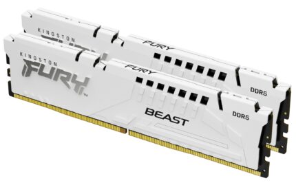 Kingston FURY Beast 32GB 5600MT/s DDR5 CL36 DIMM (Kit of 2) White EXPO (KF556C36BWEK2-32)