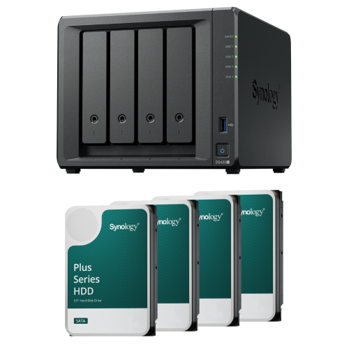 DS423+48TB-HAT3310 Synology DS423+ 4-Bay 48TB NAS w/ 4x12TB HAT3310 Plus Hard Drive Bundle(DS423+/48TB-HAT3310) - Image 1