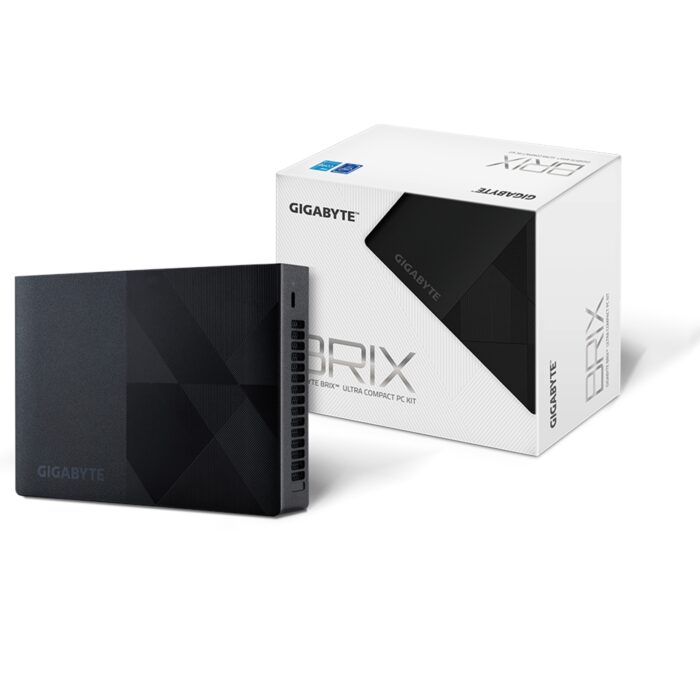 DgaWFZGNKkmwSrbvUYl8xQ.c-r.jpg Gigabyte BRIX Barebone Kit, Intel Pentium N200 3.2GHz Quad Core CPU, 1 x DDR4 3200 SO-DIMM Slot, 2 x M.2 Slots, Wireless AX & Bluetooth 5.2 (GB-BN1P-N200)