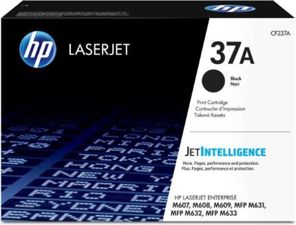 HP 37A Toner cartridge, 11K pages ISO/IEC 19752 for HP LaserJet M 607/M 631 (CF237A)