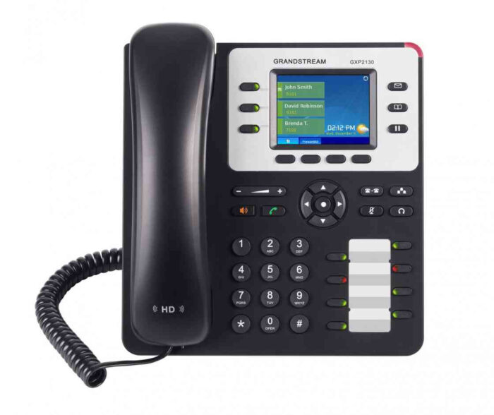 Grandstream Networks v2 IP phone Black, Grey 3 lines TFT (GXP2130)