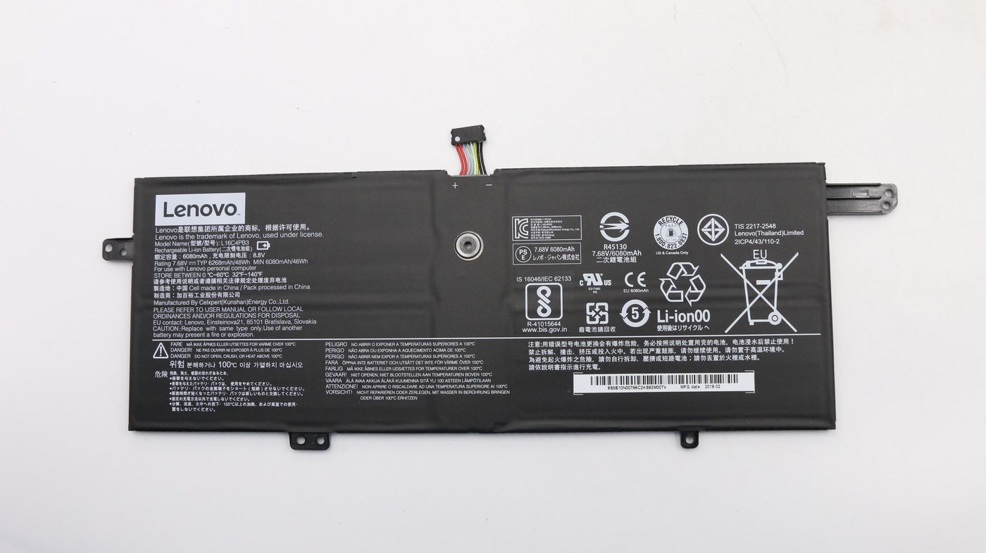 DrC3N8Zkb0KZYdFC9k550g.c-r.jpg Lenovo Battery 37.68V 48Wh 4 Cell (5B10N00766)