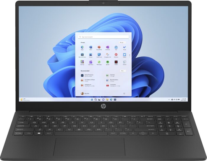 HP 15-fc0017na AMD Ryzen 5 7520U Laptop 39.6 cm (15.6") Full HD 8 GB LPDDR5-SDRAM 256 GB SSD Wi-Fi 6 (802.11ax) Windows 11 Home Black (8B4U2EA#ABU)