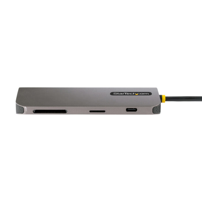 E6FZSOOjJUKXMhl99GsLLQ.c-r.jpg StarTech.com USB C Multiport Adapter 4K 60Hz HDMI Video, 3 Pt 5Gbps USB-A Hub, 100W USB Power Delivery Pass-Through/GbE/SD/MicroSD, 12"/30cm Cable, Travel Laptop Docking Station